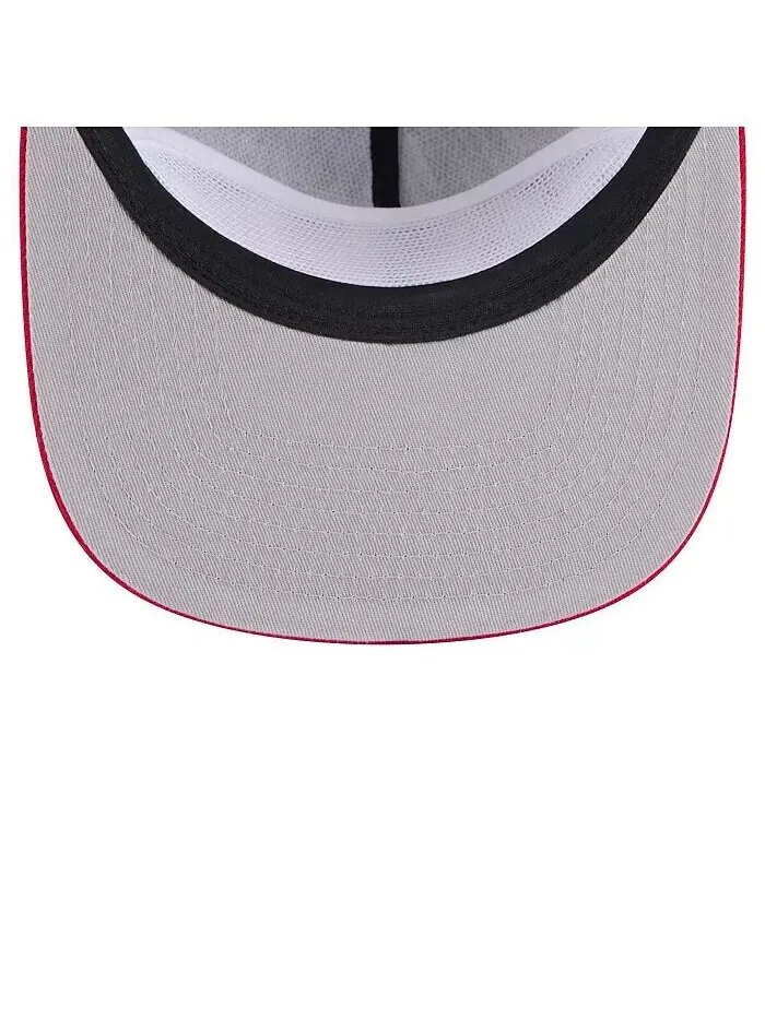 Мужская черная бейсболка для гольфа Washington Nationals Throwback Meshback New Era — изображение 3 из 4