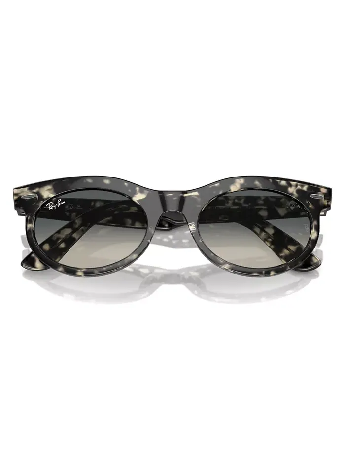 Унисекс-солнцезащитные очки Wayfarer Oval Change RB2242 Ray-Ban — изображение 2 из 6, серый