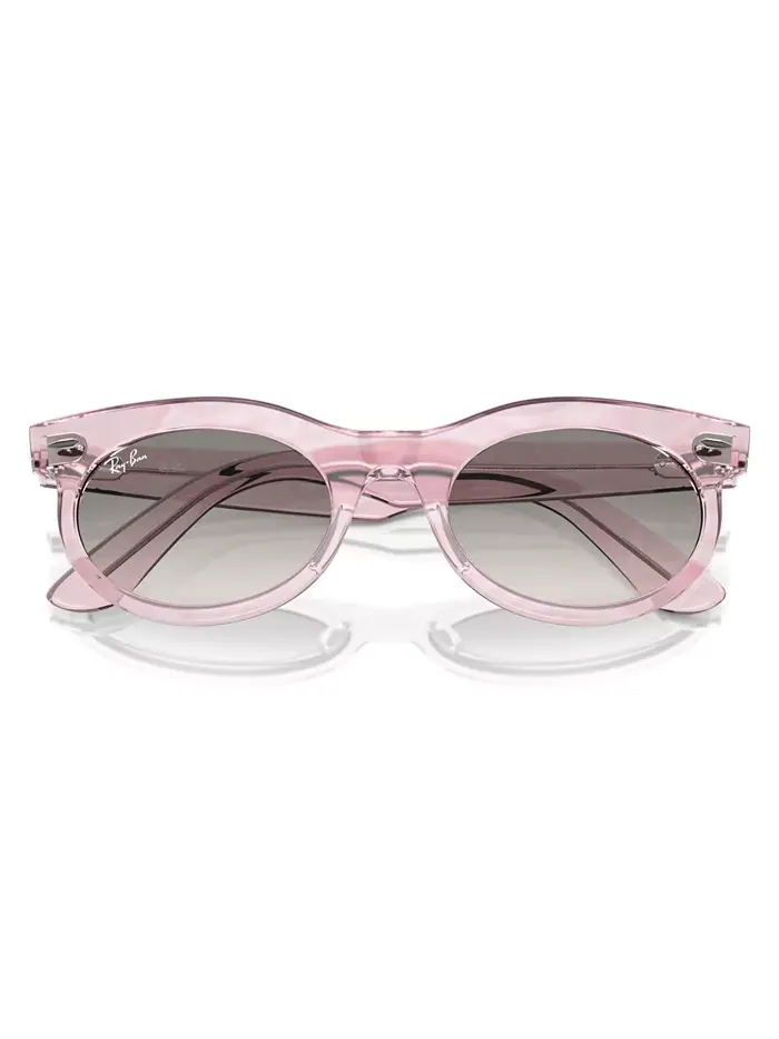 Унисекс-солнцезащитные очки Wayfarer Oval Change RB2242 Ray-Ban — изображение 2 из 6, фиолетовый