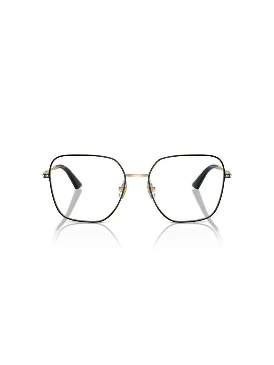 Очки оптические Jimmy Choo JC2001B, женские, квадратные, из стали — изображение 2 из 5, бледный золотистый