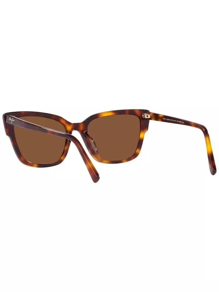 Женские поляризованные солнцезащитные очки, Kou Maui Jim — изображение 8 из 10, коричневый