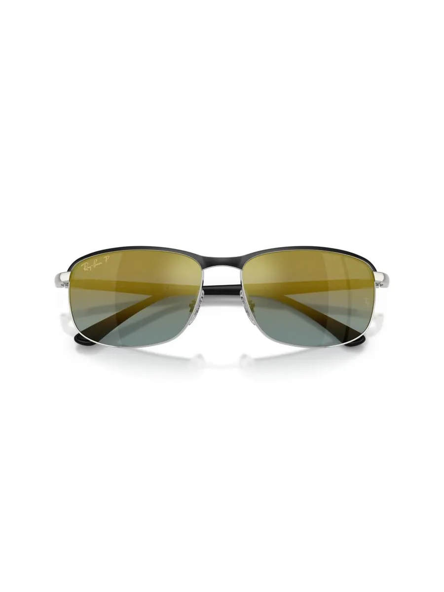 Солнцезащитные очки унисекс с поляризацией, RB3671CH Ray-Ban — изображение 5 из 6, черный серебристый