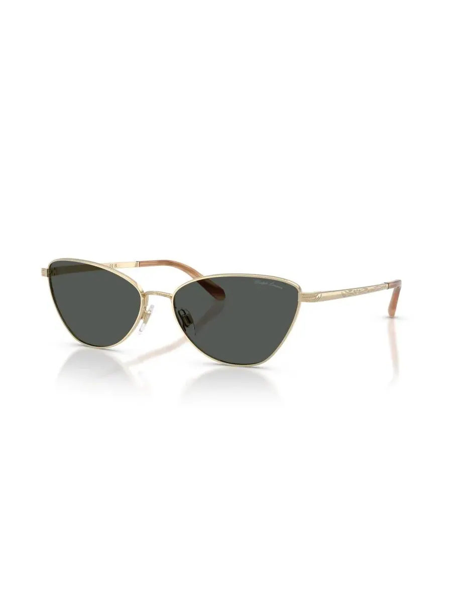 Женские прямоугольные солнцезащитные очки, RL7093 Ralph Lauren — изображение 1 из 6, бледный золотистый