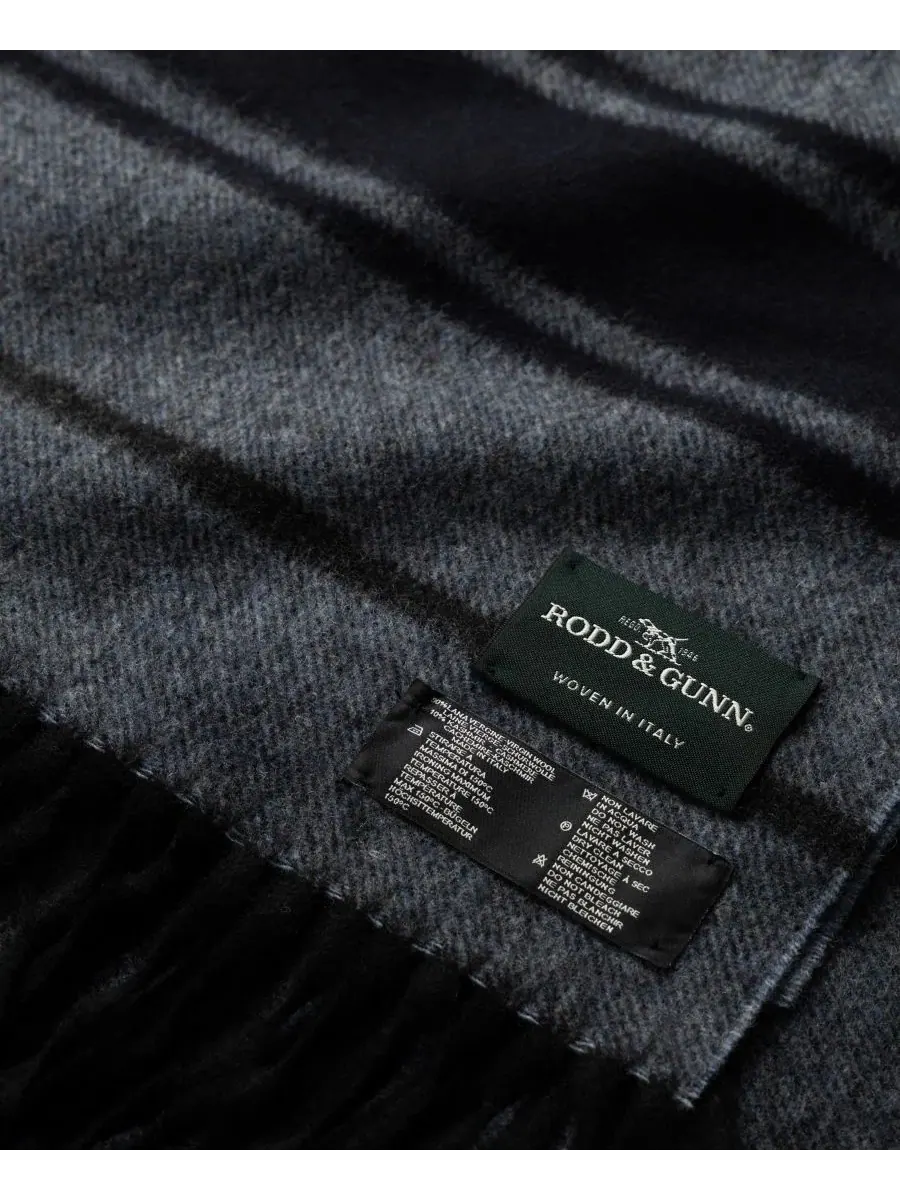 Шарф Wanaka Wool Rodd & Gunn — изображение 2 из 3, джинсовый синий