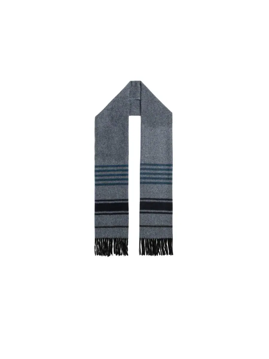 Шарф Wanaka Wool Rodd & Gunn — изображение 3 из 3, джинсовый синий