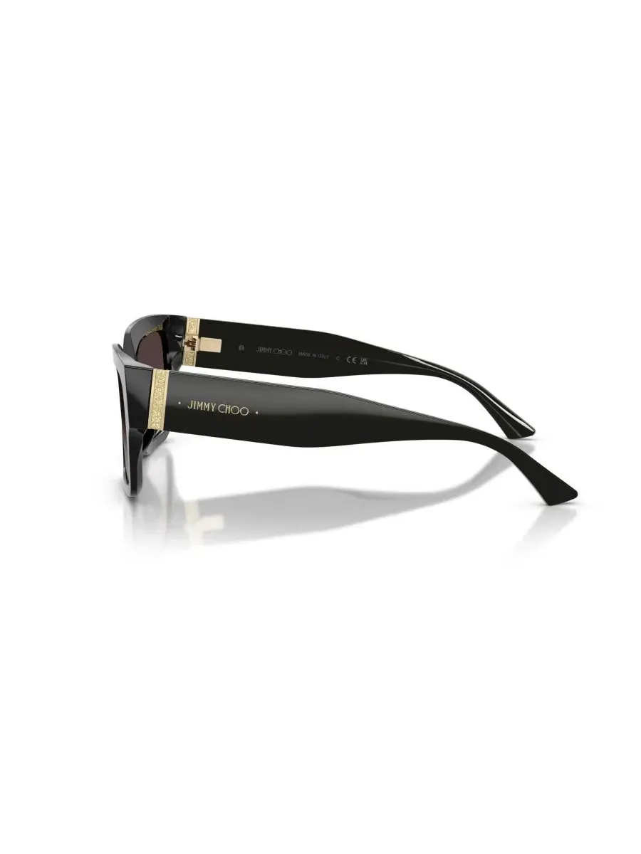 Женские прямоугольные солнцезащитные очки, JC5058JU Jimmy Choo — изображение 3 из 6, черный