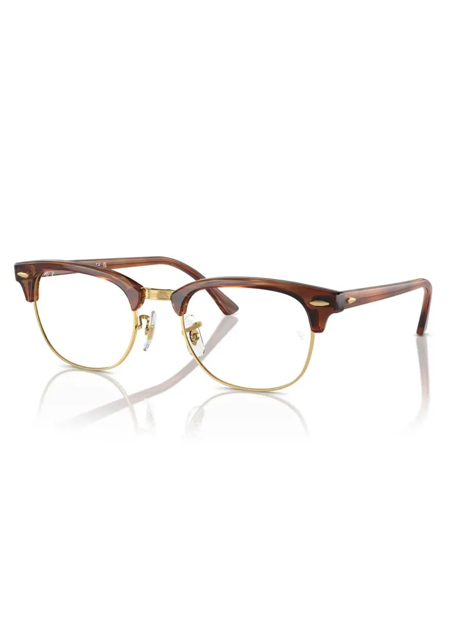 Очки квадратные Clubmaster Optics RB5154 Ray-Ban — изображение 1 из 9, коричневый