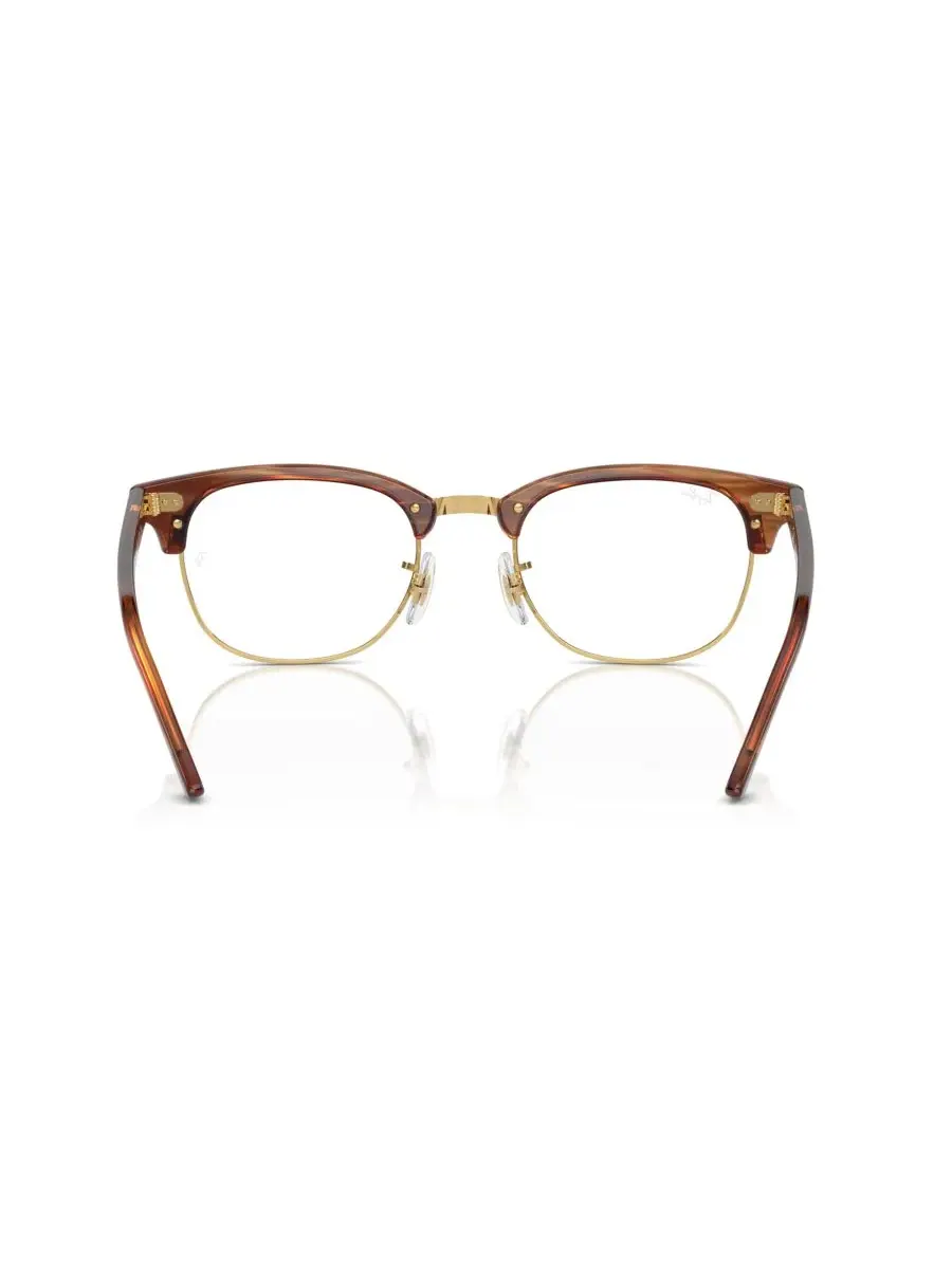 Очки квадратные Clubmaster Optics RB5154 Ray-Ban — изображение 4 из 9, коричневый