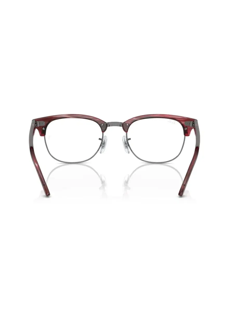 Очки квадратные Clubmaster Optics RB5154 Ray-Ban — изображение 8 из 9, коричневый