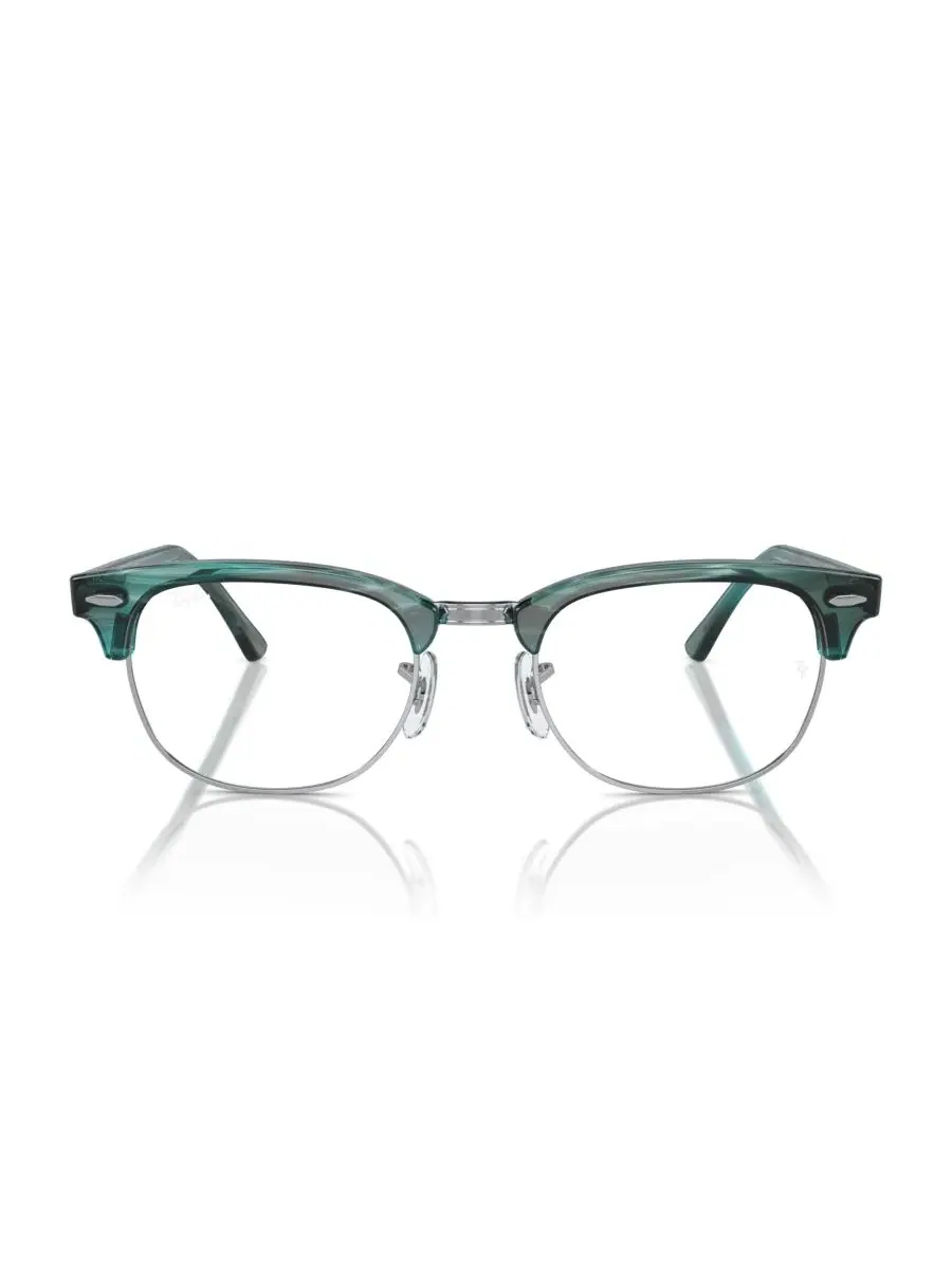 Очки Ray-Ban Clubmaster Optics RB5154, Square Unisex — изображение 2 из 9, зеленый
