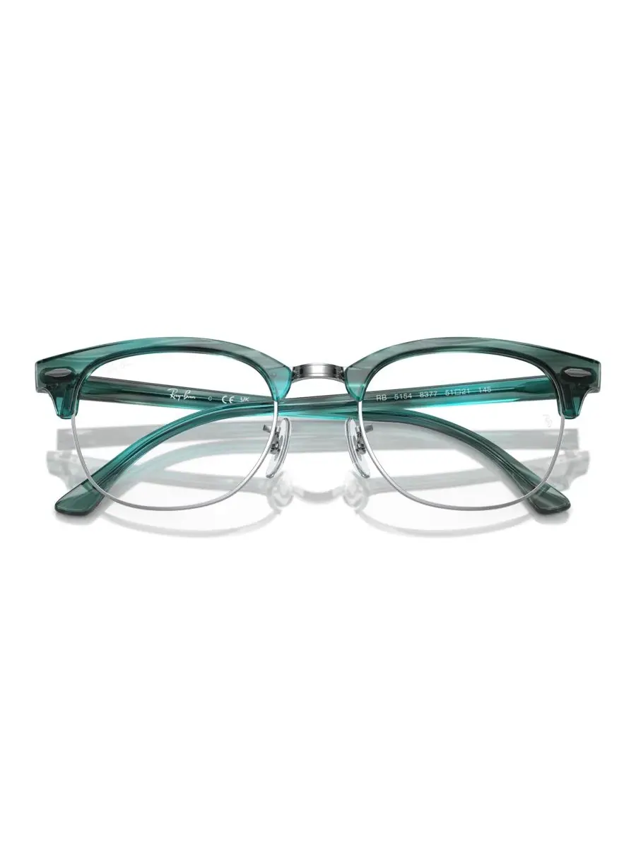 Очки Ray-Ban Clubmaster Optics RB5154, Square Unisex — изображение 5 из 9, зеленый