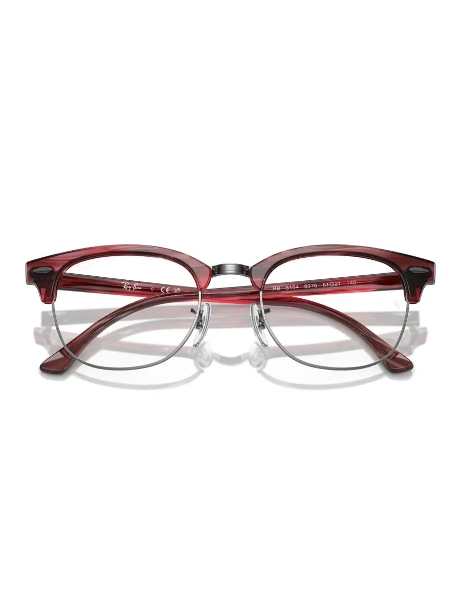 Очки Ray-Ban Clubmaster Optics RB5154, Square Unisex — изображение 9 из 9, зеленый