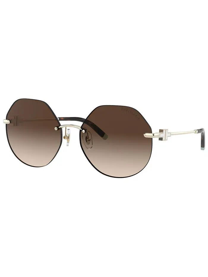 Женские солнцезащитные очки, TF3077 60 Tiffany & Co. — изображение 1 из 6, коричневый