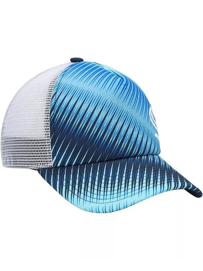 Женская бейсболка Snapback Trucker с рисунком Seattle Kraken, светло-голубая, белая adidas — изображение 4 из 5