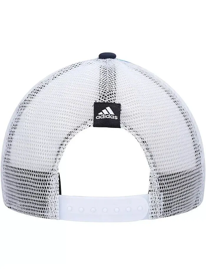 Женская бейсболка Snapback Trucker с рисунком Seattle Kraken, светло-голубая, белая adidas — изображение 5 из 5