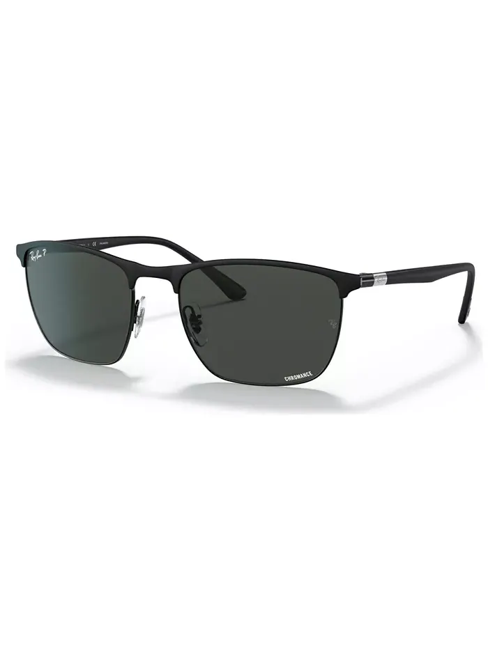 Унисекс поляризованные солнцезащитные очки, RB3686 57 Ray-Ban — изображение 1 из 6, черный