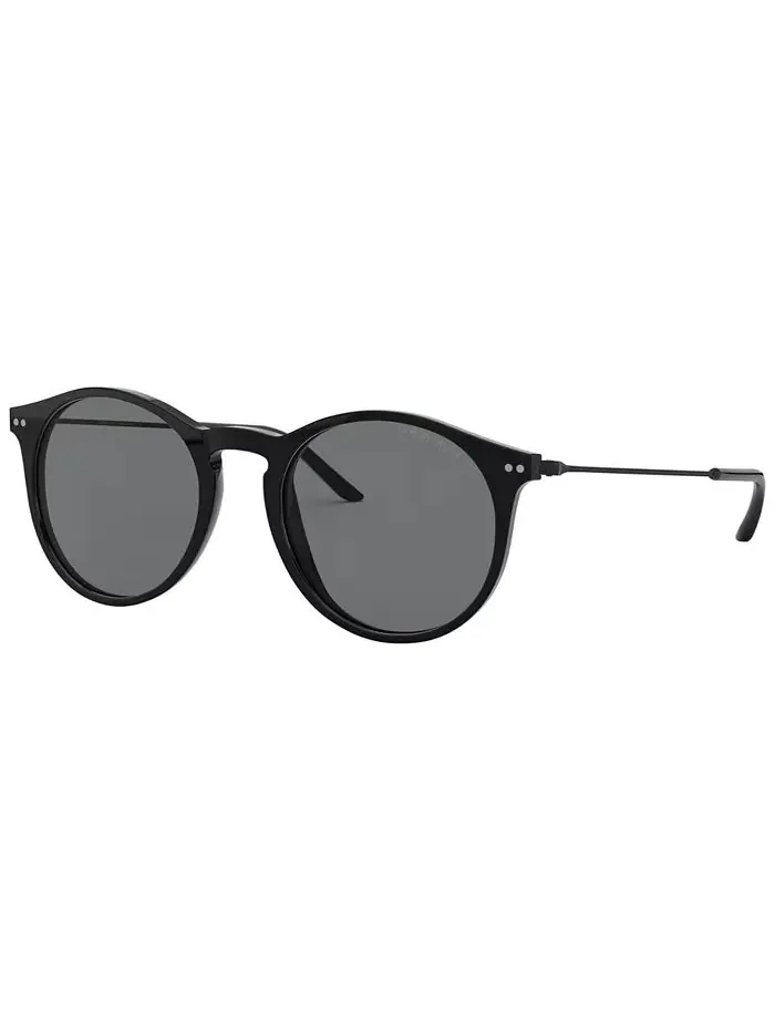 Мужские солнцезащитные очки Giorgio Armani — изображение 1 из 6, черный/серый