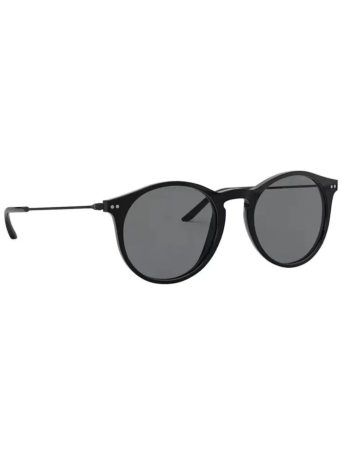 Мужские солнцезащитные очки Giorgio Armani — изображение 3 из 6, черный/серый