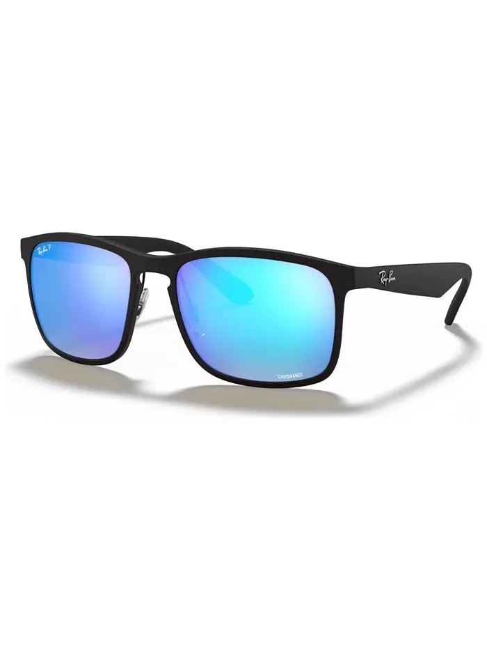 Поляризационные солнцезащитные очки, RB4264 Chromance Ray-Ban — изображение 1 из 7, черный/синий