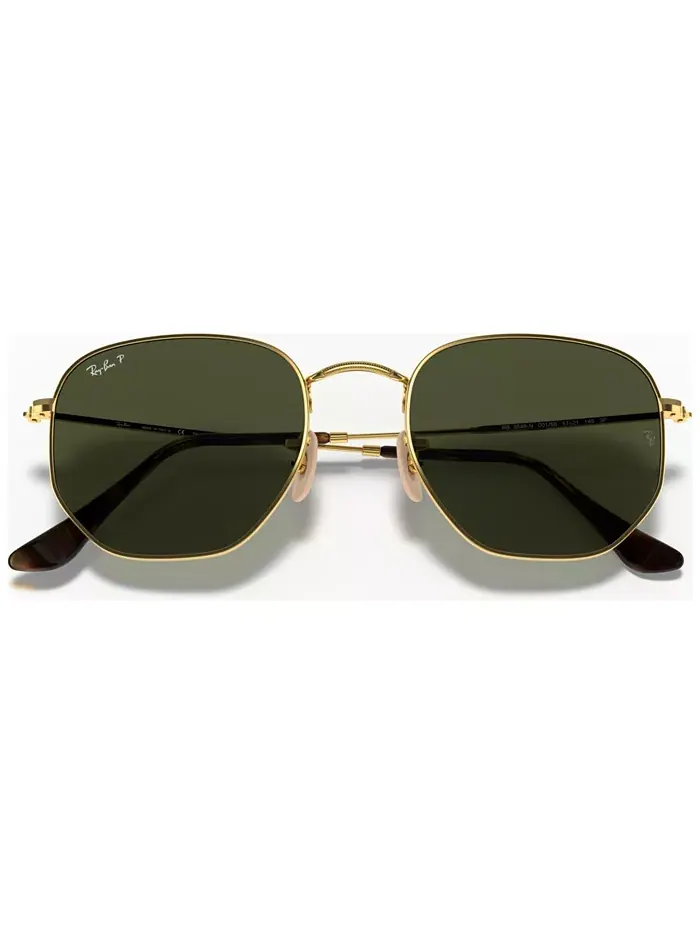 Унисекс поляризованные солнцезащитные очки, RB3548N HEXAGONAL WASHED EVOLVE Ray-Ban — изображение 6 из 7, зеленый