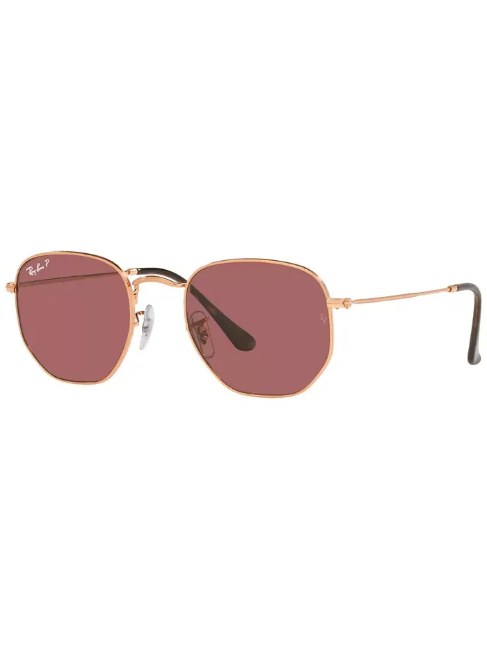 Унисекс поляризованные солнцезащитные очки, RB3548N HEXAGONAL WASHED EVOLVE Ray-Ban — изображение 1 из 6, фиолетовый