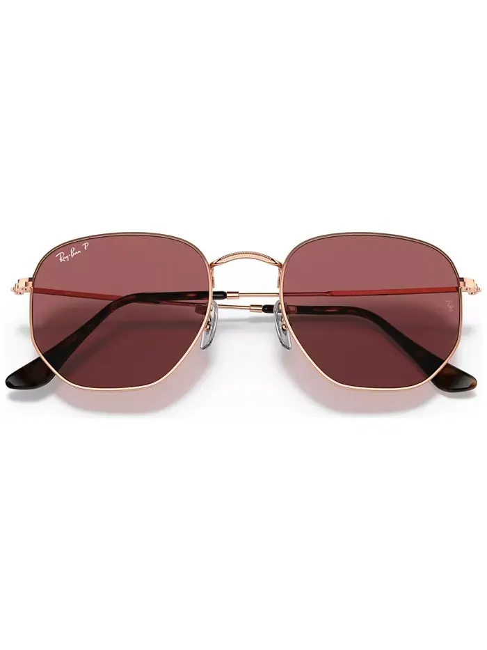 Унисекс поляризованные солнцезащитные очки, RB3548N HEXAGONAL WASHED EVOLVE Ray-Ban — изображение 4 из 6, фиолетовый