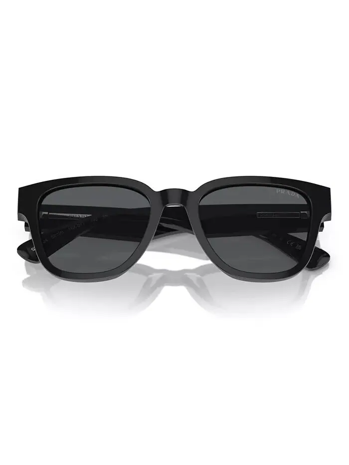 Круглые мужские солнцезащитные очки, PR A04S PRADA — изображение 4 из 5, черный