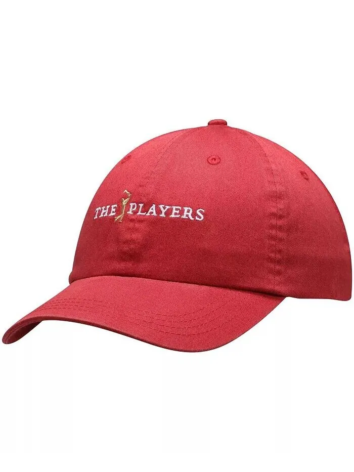 Мужская красная регулируемая кепка THE PLAYERS Newport Ahead — красный