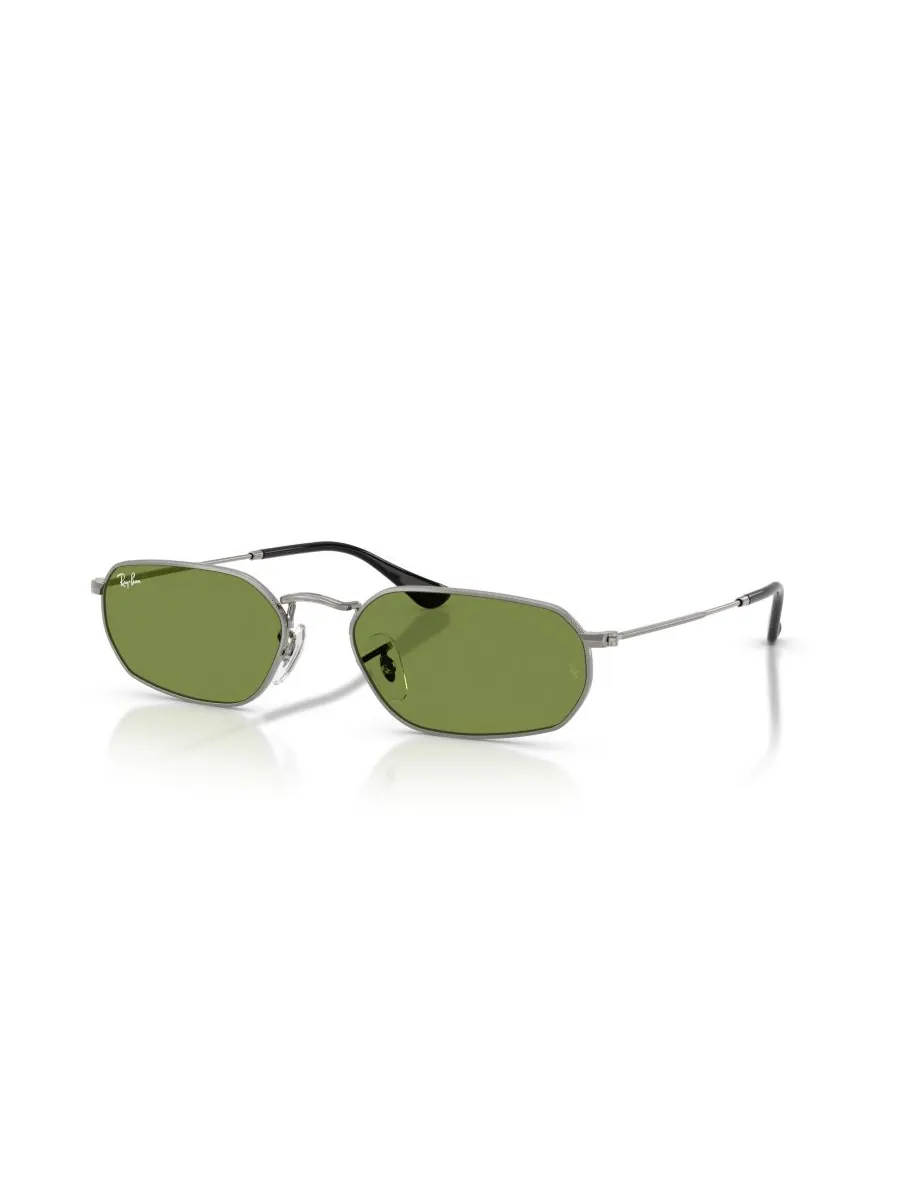 Солнцезащитные очки унисекс с геометрическим рисунком, RB3947 Ray-Ban — изображение 1 из 5, серый