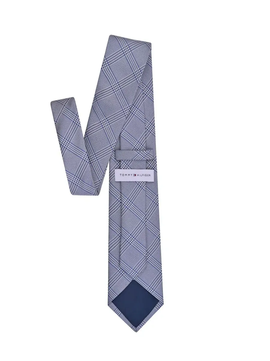 Классический галстук Canterbury Glenn Plaid Tommy Hilfiger — изображение 2 из 5, синий