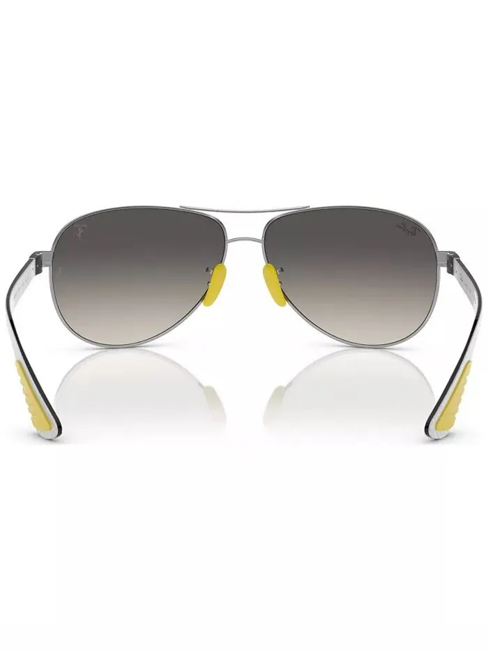 Мужские солнцезащитные очки Ray-Ban — изображение 4 из 7, серебристый