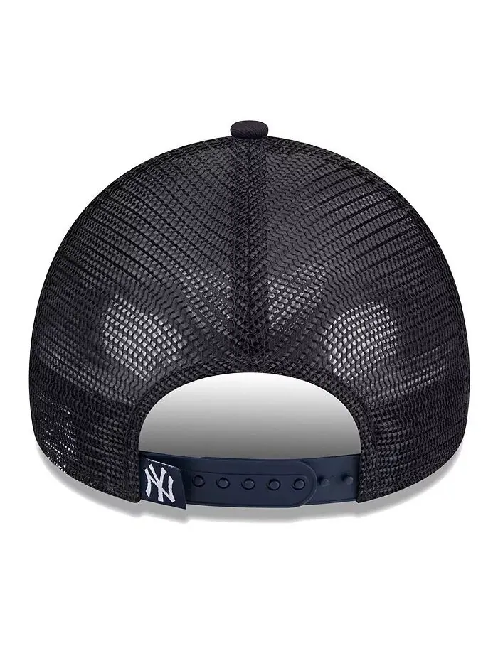 Женская белая/синяя бейсболка New York Yankees Throwback Team Foam Front A-Frame Trucker 9Forty — изображение 2 из 3