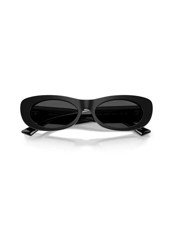 Женские солнцезащитные очки большого размера, JC5038BU Jimmy Choo — изображение 2 из 5, черный