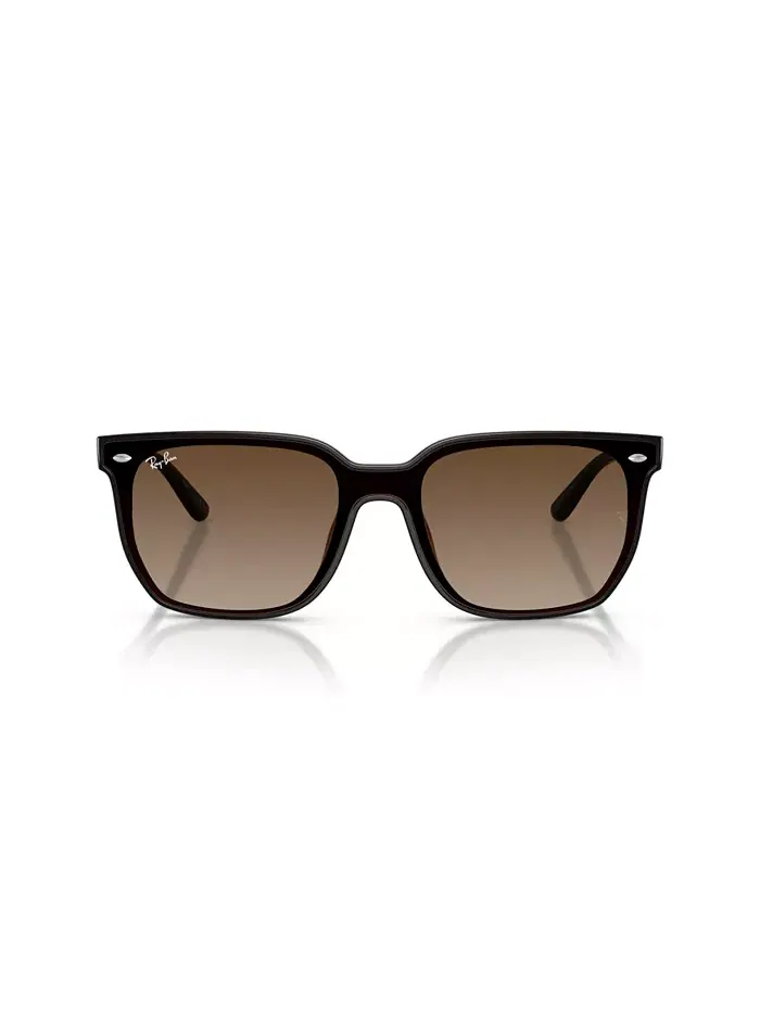 Унисекс квадратные солнцезащитные очки, RB4466D Ray-Ban — изображение 2 из 6, коричневый