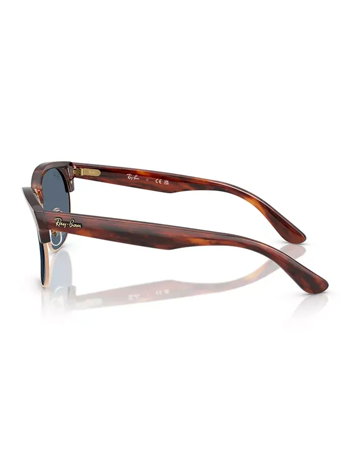 Унисекс солнцезащитные очки Clubmaster Reverse, RBR0504S Ray-Ban — изображение 3 из 7, золотистый