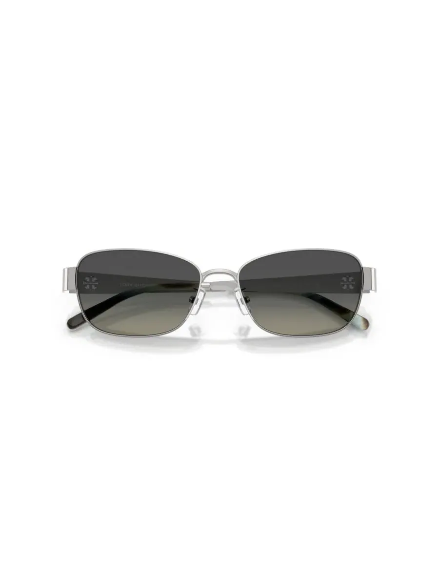 Женские прямоугольные солнцезащитные очки, TY6119 Tory Burch — изображение 5 из 6, серебряный