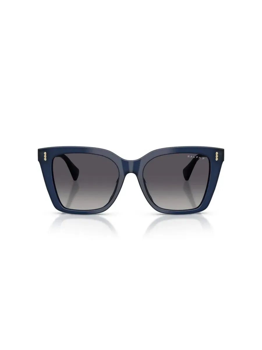 Женские квадратные поляризованные солнцезащитные очки, RA5349U Ralph By Ralph Lauren — изображение 2 из 6, прозрачный синий