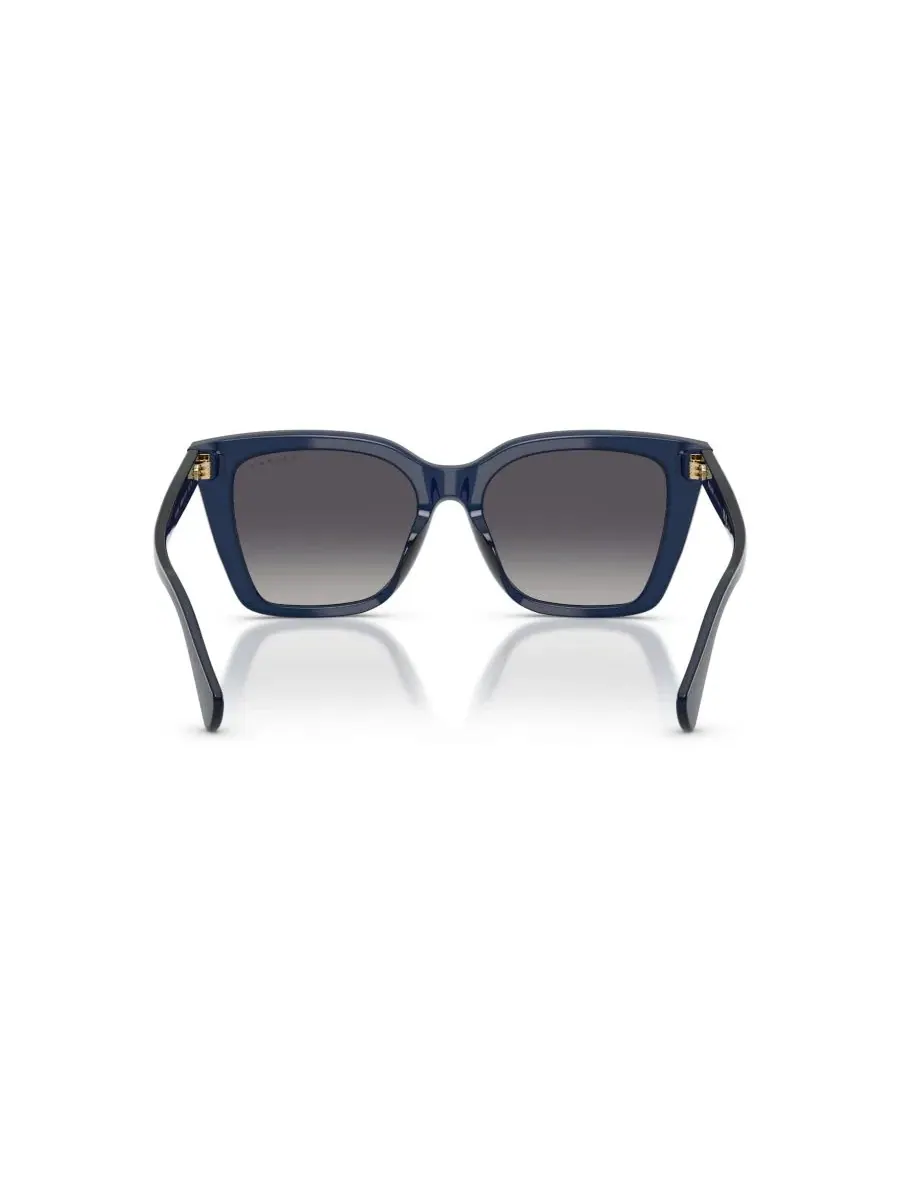 Женские квадратные поляризованные солнцезащитные очки, RA5349U Ralph By Ralph Lauren — изображение 4 из 6, прозрачный синий