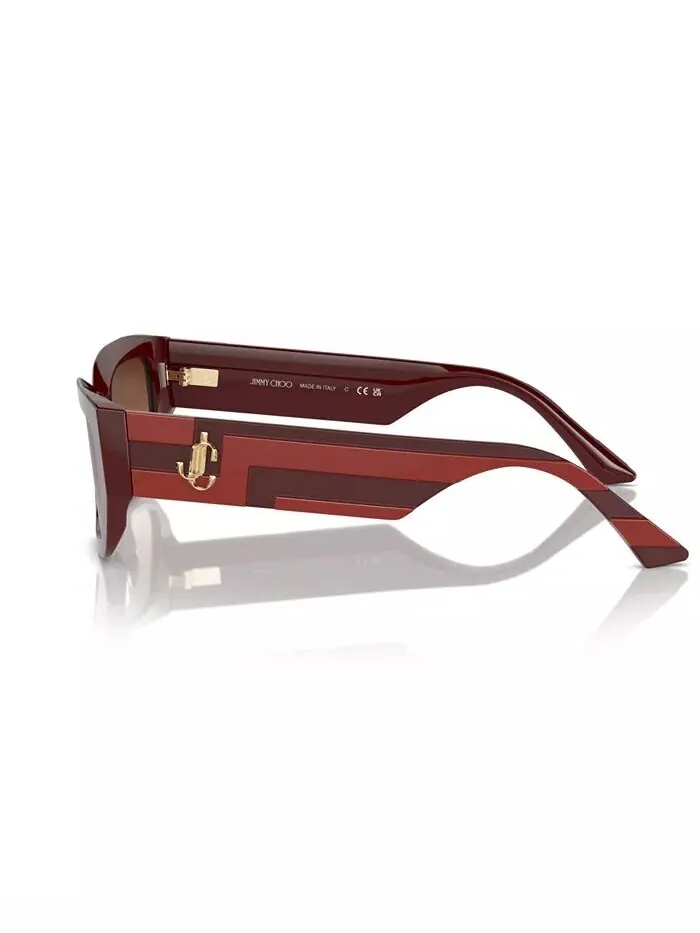 Женские солнцезащитные очки, JC5017 Jimmy Choo — изображение 3 из 11, красный