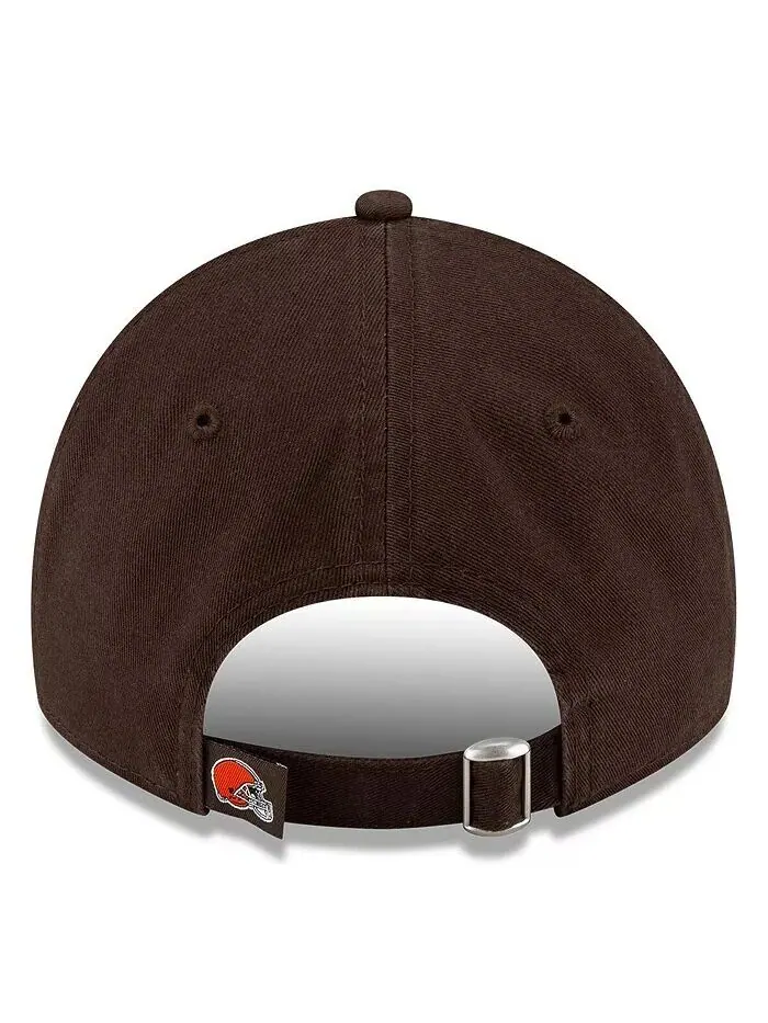 Женская коричневая кепка Cleveland Browns Core Classic 9TWENTY Adjustable New Era — изображение 2 из 4