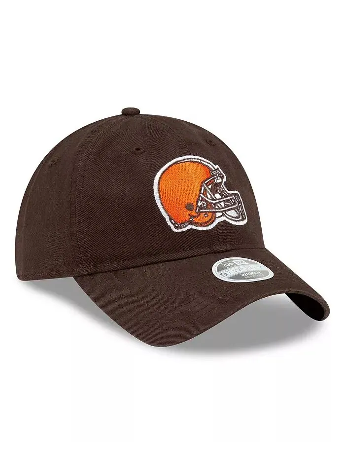 Женская коричневая кепка Cleveland Browns Core Classic 9TWENTY Adjustable New Era — изображение 4 из 4