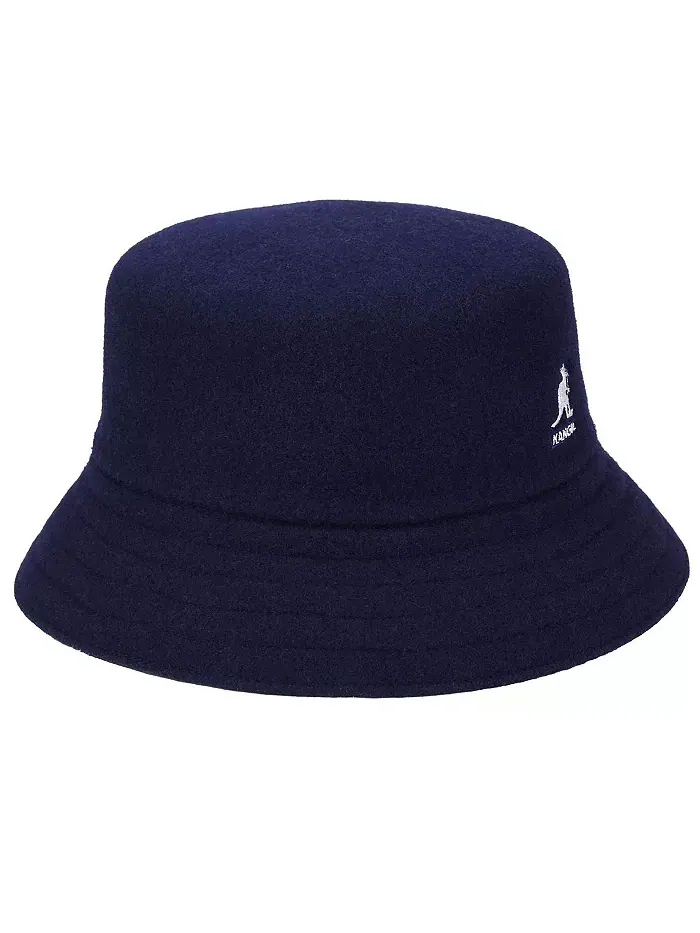 Шерстяная шапка-ведерко Lahinch Kangol — изображение 2 из 2, синий