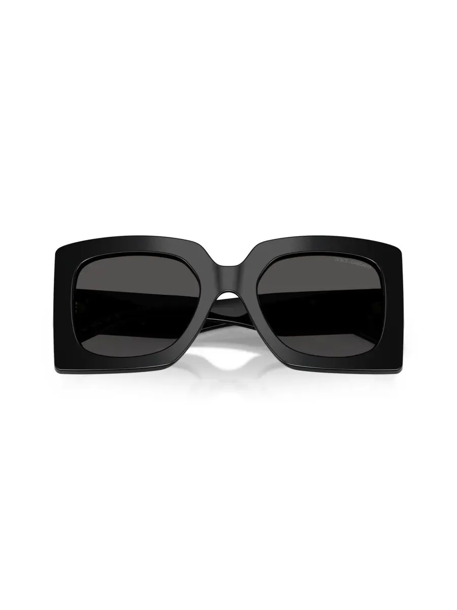 Женские квадратные солнцезащитные очки, DG4525B Dolce&Gabbana — изображение 4 из 7, черный