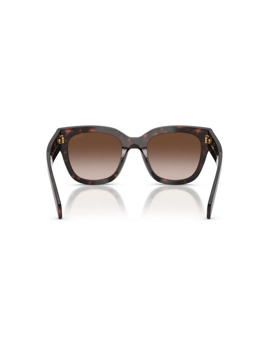 Женские квадратные солнцезащитные очки, PR C04S PRADA — изображение 4 из 5, коричневый