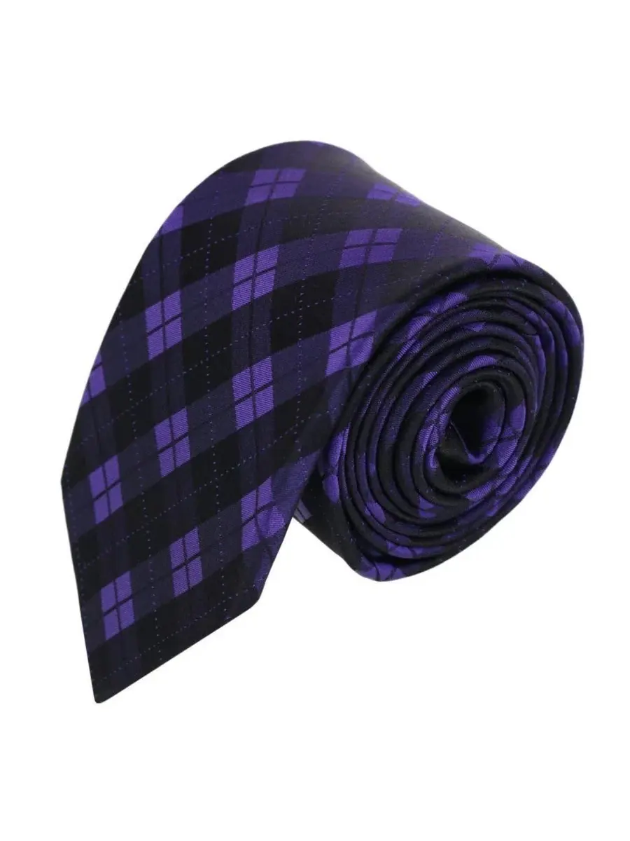 Галстук с узором в клетку Digby Checkered Plaid, Trafalgar