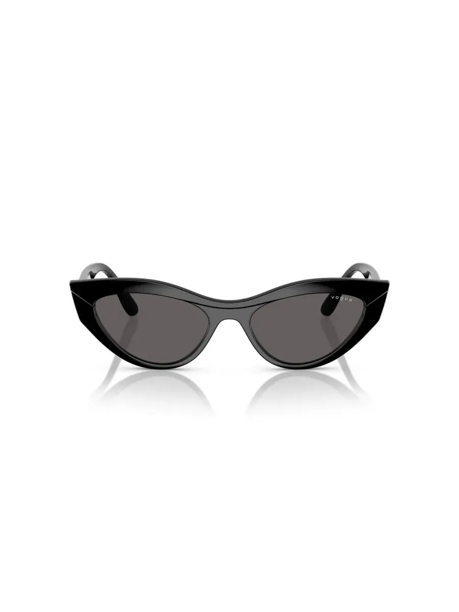Женские солнцезащитные очки «кошачий глаз», VO5637SU Vogue Eyewear — изображение 2 из 8, черный