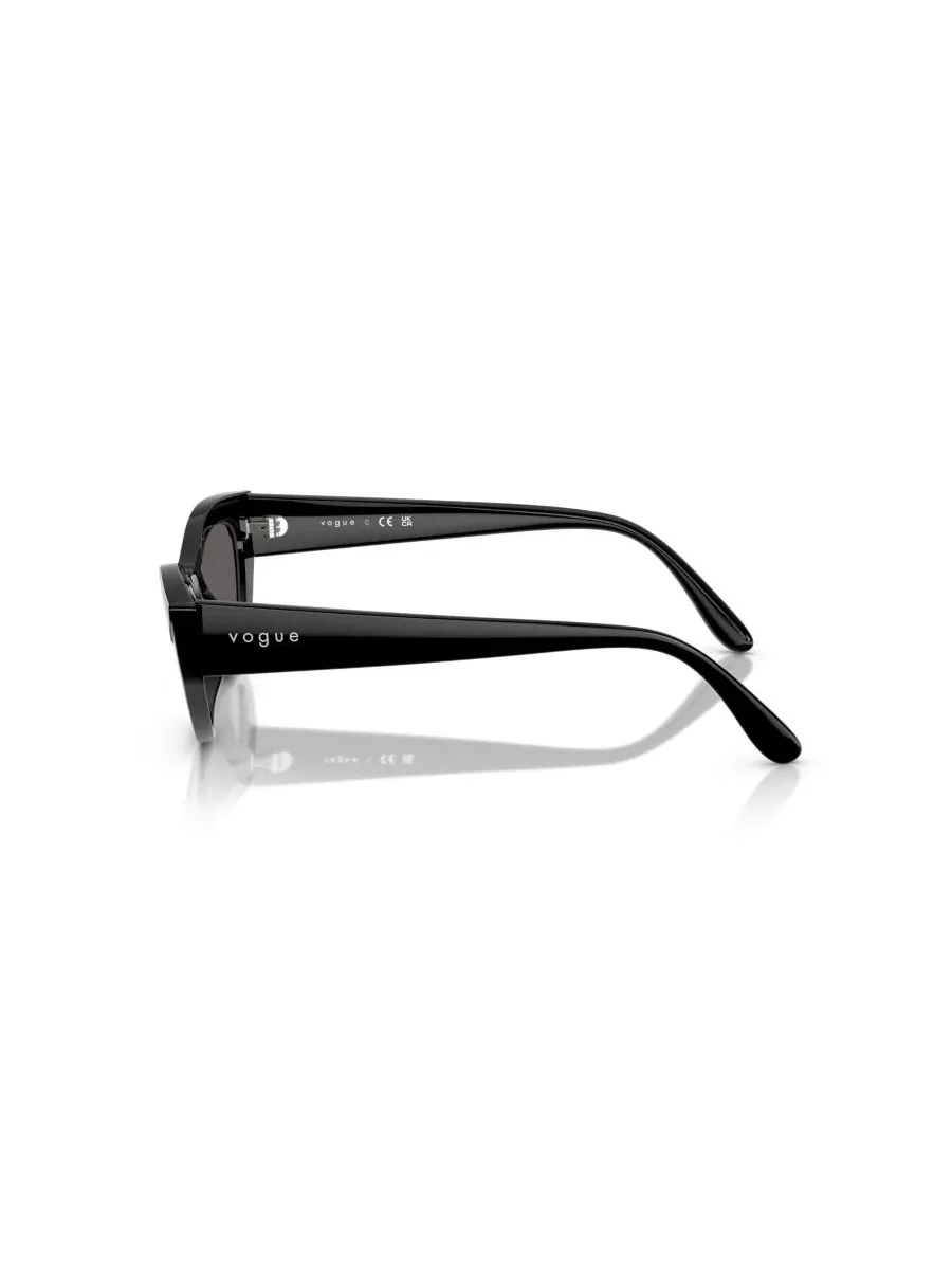 Женские солнцезащитные очки «кошачий глаз», VO5637SU Vogue Eyewear — изображение 3 из 8, черный