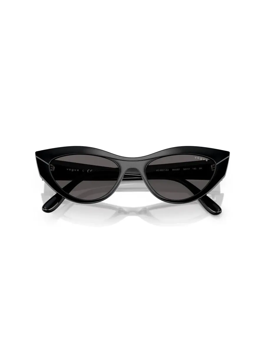 Женские солнцезащитные очки «кошачий глаз», VO5637SU Vogue Eyewear — изображение 5 из 8, черный