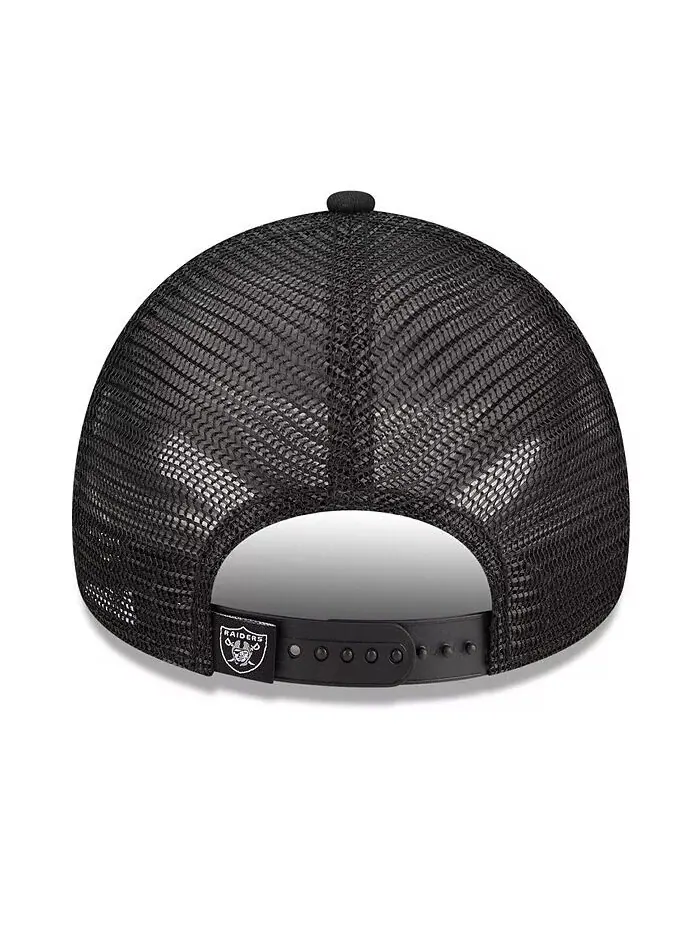 Женская черная регулируемая кепка Las Vegas Raiders Mc Gee Trucker 9FORTY New Era — изображение 2 из 3, черный