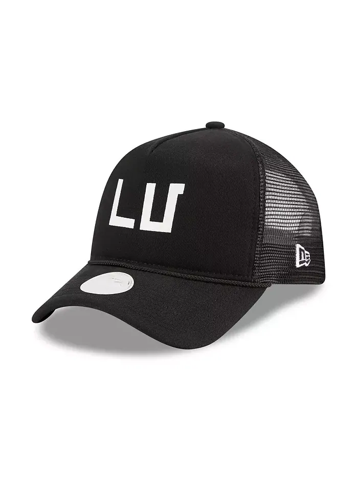 Женская черная бейсболка Las Vegas Raiders McGee Trucker 9FORTY с регулируемой застежкой New Era
